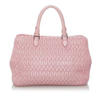Miu Miu Matelasse Lambskin Leather Satchel (SHG-30245)