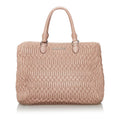 Miu Miu Matelasse Lambskin Leather Satchel (SHG-30323)