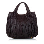 Miu Miu Matelasse Lambskin Leather Satchel (SHG-30871)