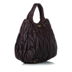 Miu Miu Matelasse Lambskin Leather Satchel (SHG-30871)