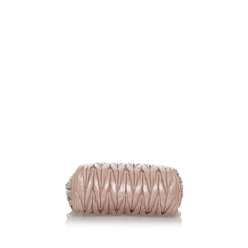 Miu Miu Matelasse Leather Baguette (SHG-31237)