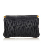 Miu Miu Matelasse Leather Clutch Bag (SHG-25253)