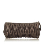 Miu Miu Matelasse Leather Clutch Bag (SHG-27316)