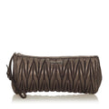 Miu Miu Matelasse Leather Clutch Bag (SHG-27316)