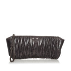 Miu Miu Matelasse Leather Clutch (SHG-30678)
