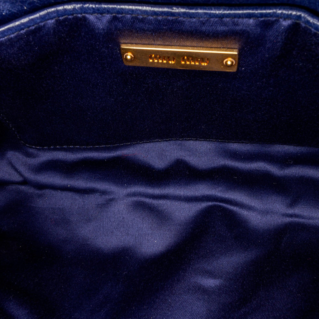 Miu Miu Matelasse Leather Clutch (SHG-31612)