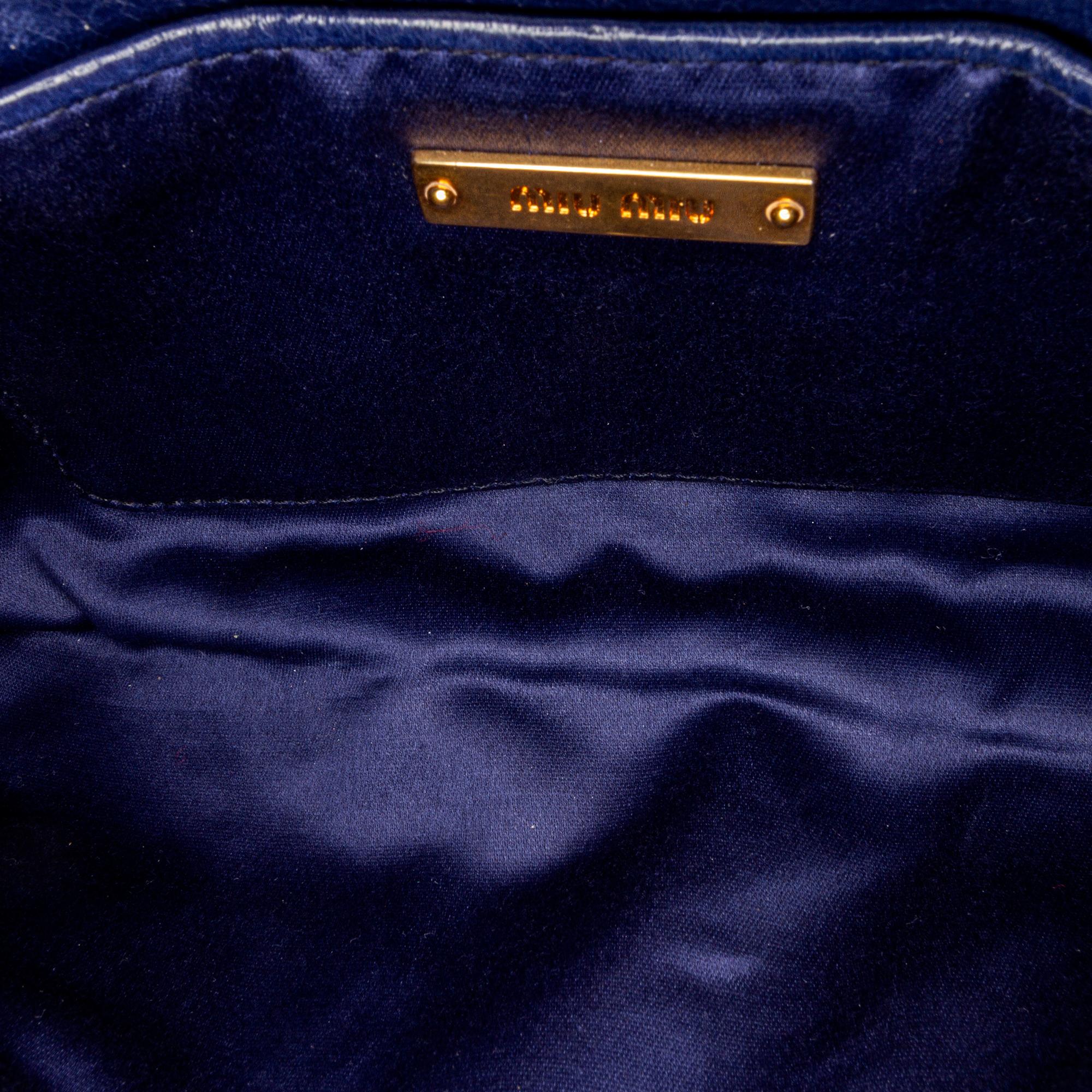 Miu Miu Matelasse Leather Clutch (SHG-31612)