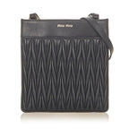 Miu Miu Matelasse Leather Crossbody Bag (SHG-19861)