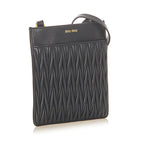 Miu Miu Matelasse Leather Crossbody Bag (SHG-19861)