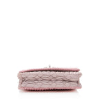 Miu Miu Matelasse Leather Crystal Flap Bag (SHF-19226)