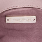 Miu Miu Matelasse Leather Crystal Flap Bag (SHF-19226)