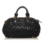 Miu Miu Matelasse Leather Satchel (SHG-28743)