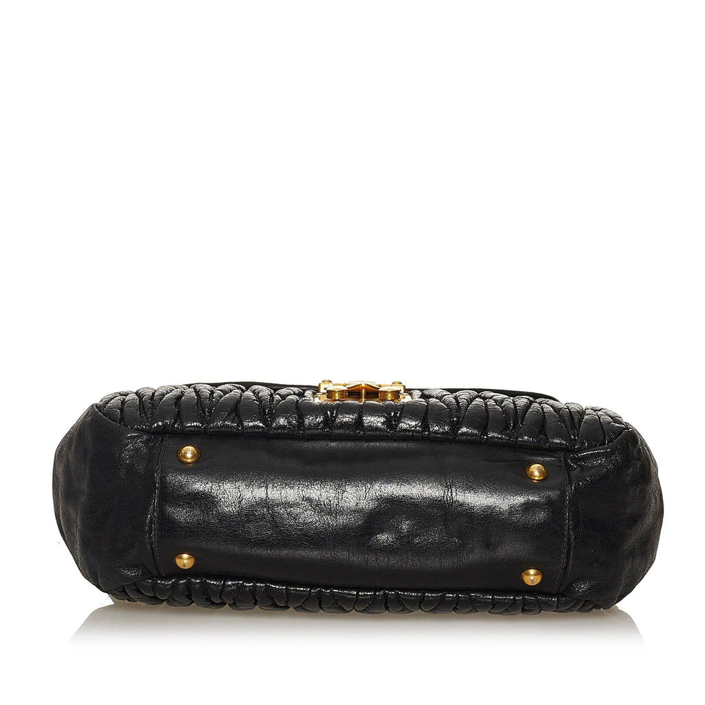 Miu Miu Matelasse Leather Satchel (SHG-28743)