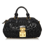 Miu Miu Matelasse Leather Satchel (SHG-28743)