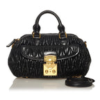 Miu Miu Matelasse Leather Satchel (SHG-28743)