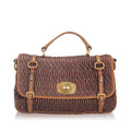 Miu Miu Matelasse Leather Satchel (SHG-29953)