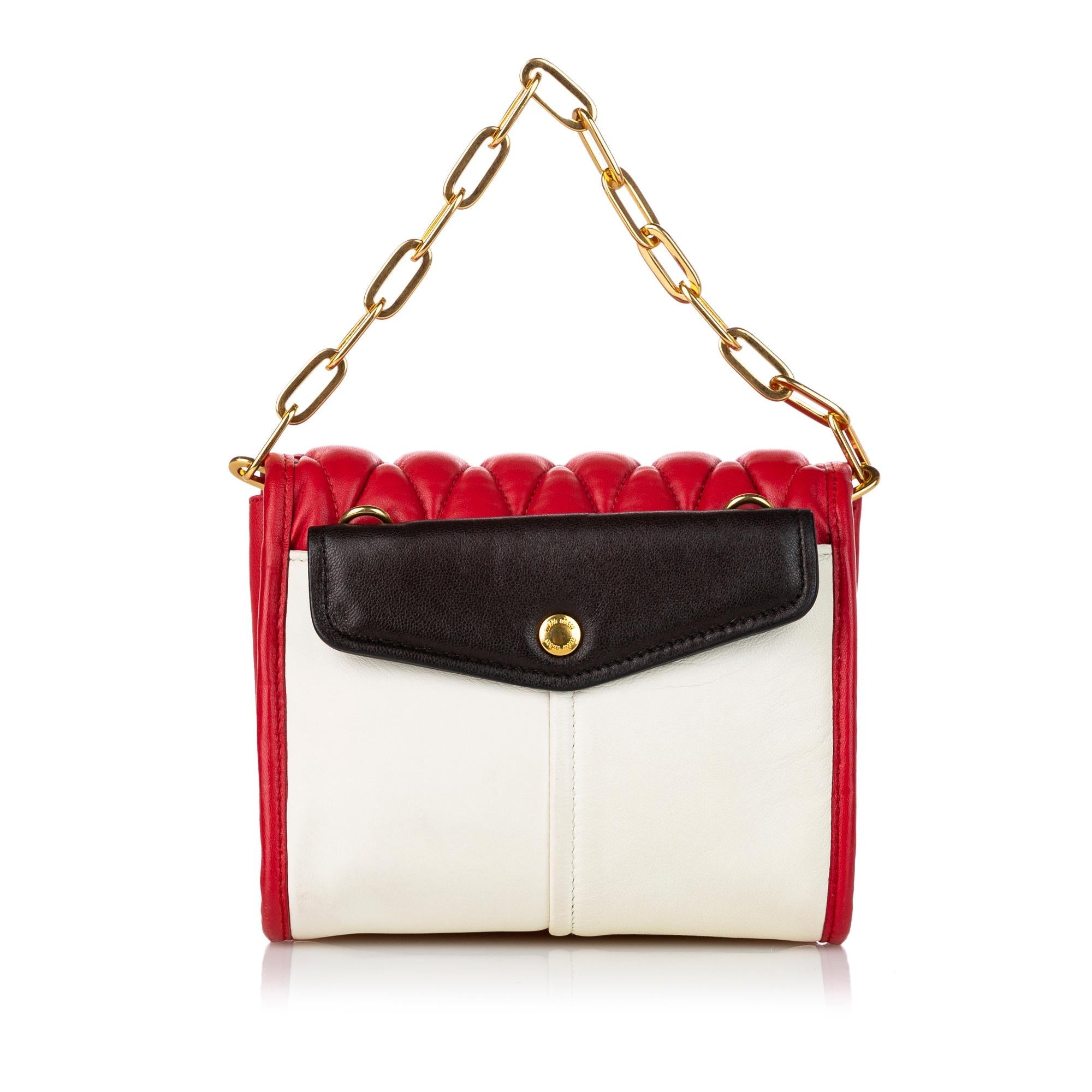 Miu Miu Matelasse Leather Satchel (SHG-30613)