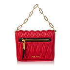 Miu Miu Matelasse Leather Satchel (SHG-30613)