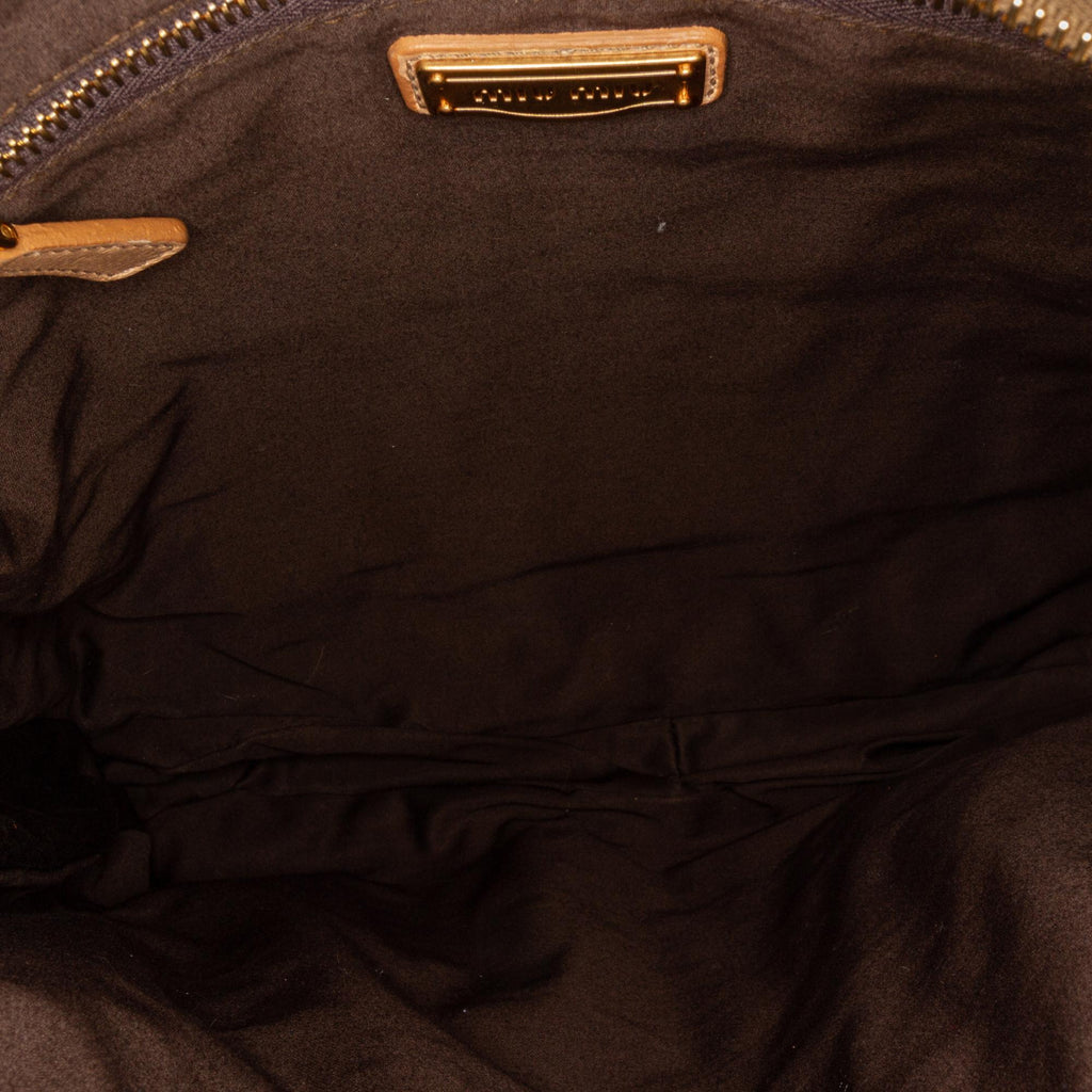 Miu Miu Matelasse Leather Satchel (SHG-31161)