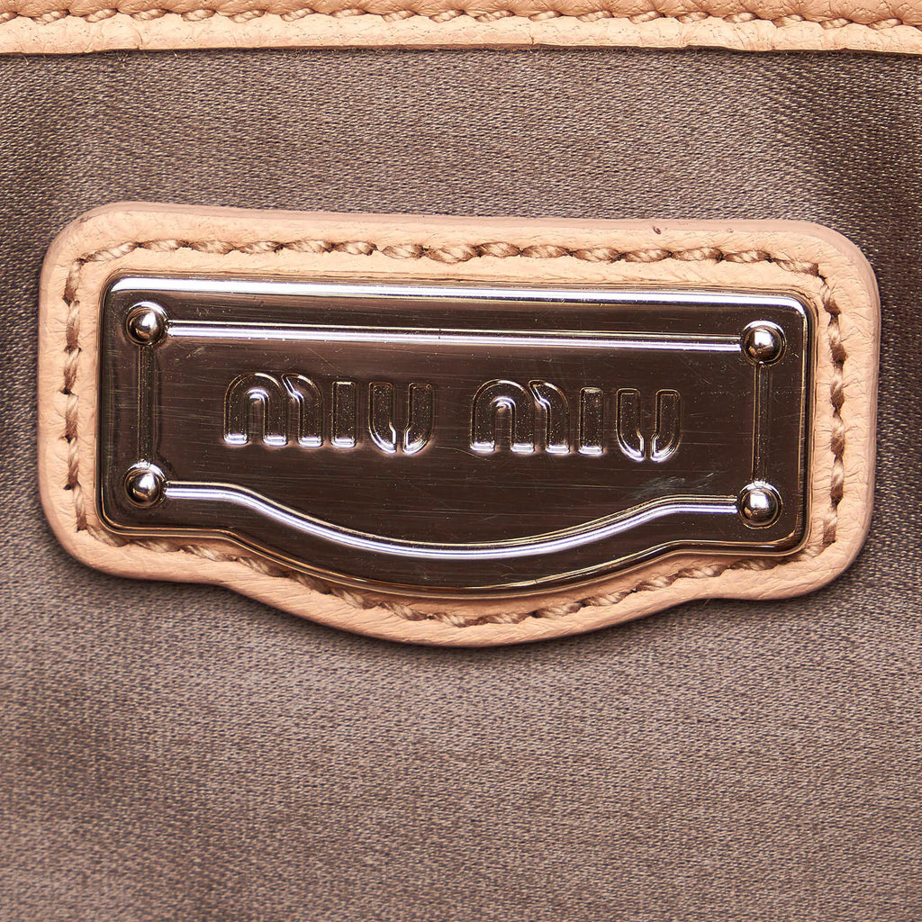 Miu Miu Matelasse Leather Shoulder Bag (SHG-29259)