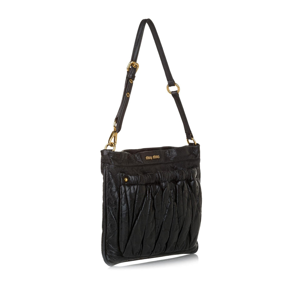 Miu Miu Matelasse Leather Shoulder Bag (SHG-31600)