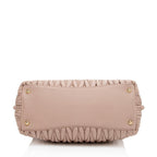 Miu Miu Matelasse Nappa Leather Convertible Medium Tote (SHF-KNlDVn)
