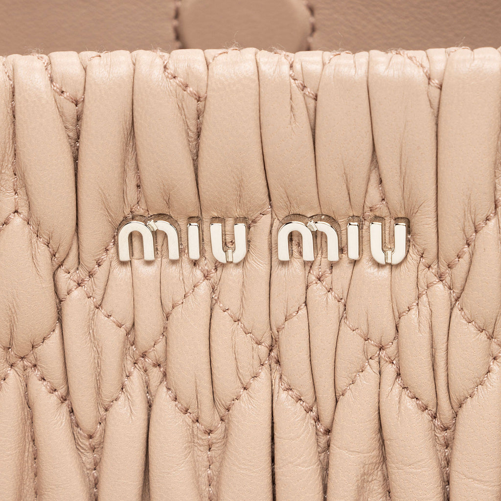 Miu Miu Matelasse Nappa Leather Crystal Tote (SHF-HoaF4F)