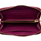 Miu Miu Matelasse Nappa Leather Zip Around Wallet (SHF-OPW9JE)