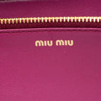 Miu Miu Matelasse Nappa Leather Zip Around Wallet (SHF-OPW9JE)