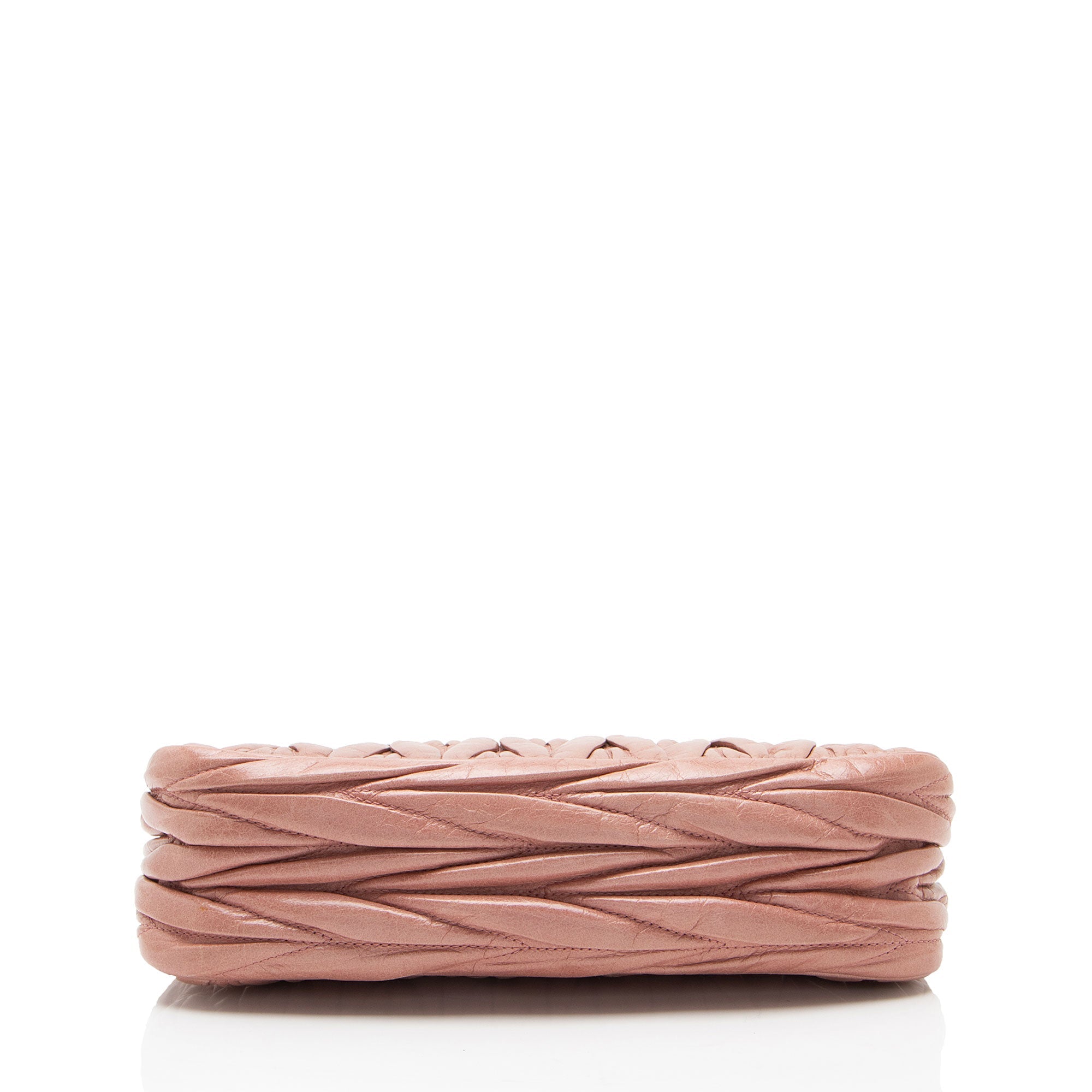 Miu Miu Matelasse Nappa Lux Charm Pochette