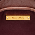 Miu Miu Matelasse Nappa Lux Charm Pochette