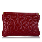 Miu Miu Matelasse Patent Leather Frame Clutch Bag (SHG-25268)