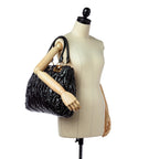 Miu Miu Matelasse Patent Leather Tote Bag (SHG-23356)