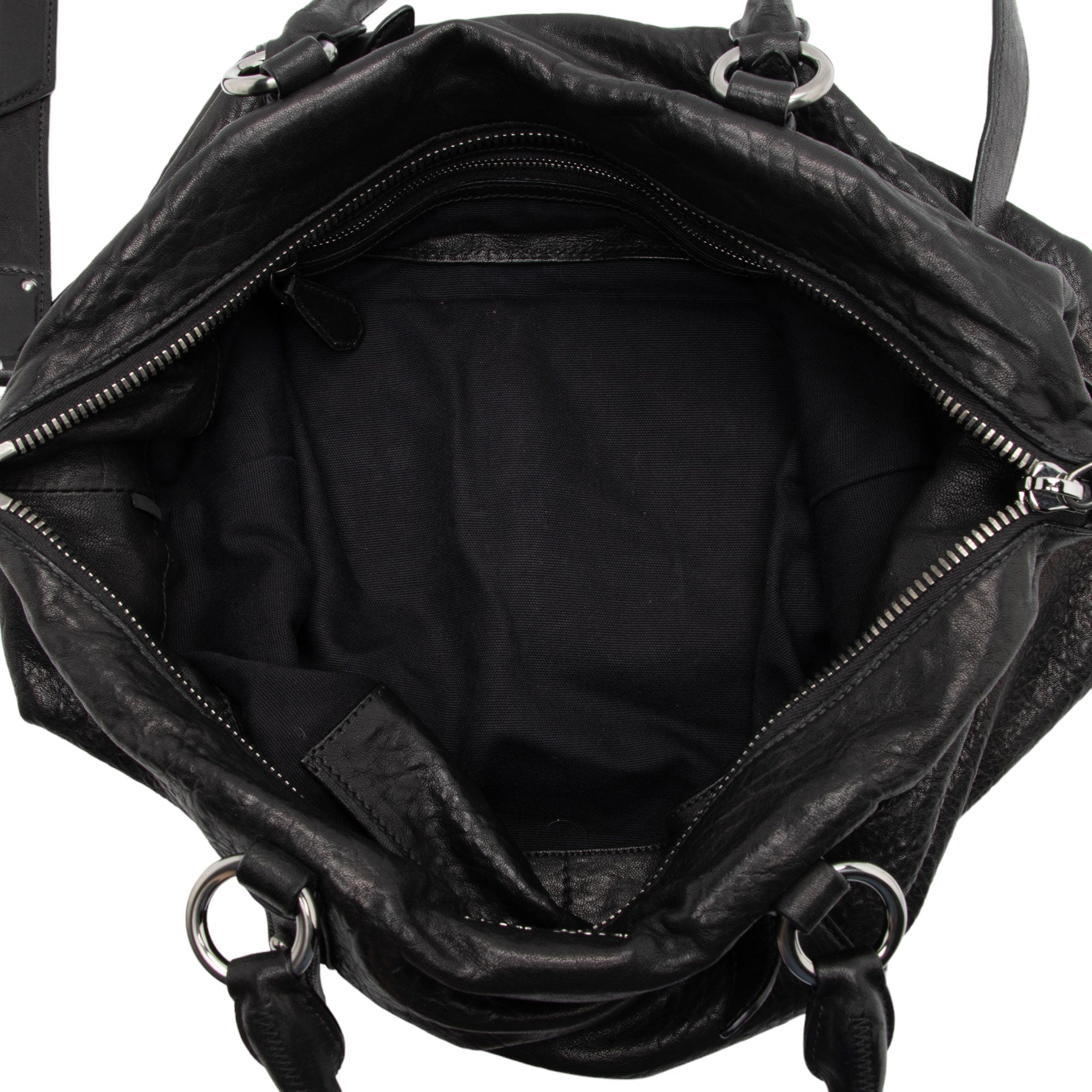 Miu Miu Nappa Leather Monk Satchel (SHF-bc0OGc)