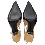 Miu Miu Patent Leather Brogue Slingback Pumps - Size 9 / 39 (SHF-PUrdef)