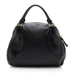 Miu Miu Perforated Leather Large Bowler Satchel