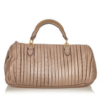 Miu Miu Pleated Leather Satchel (SHG-23231)