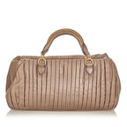 Miu Miu Pleated Leather Satchel (SHG-23231)