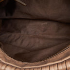Miu Miu Pleated Leather Satchel (SHG-23231)