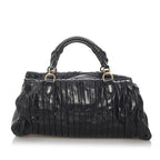 Miu Miu Pleated Leather Satchel (SHG-29675)
