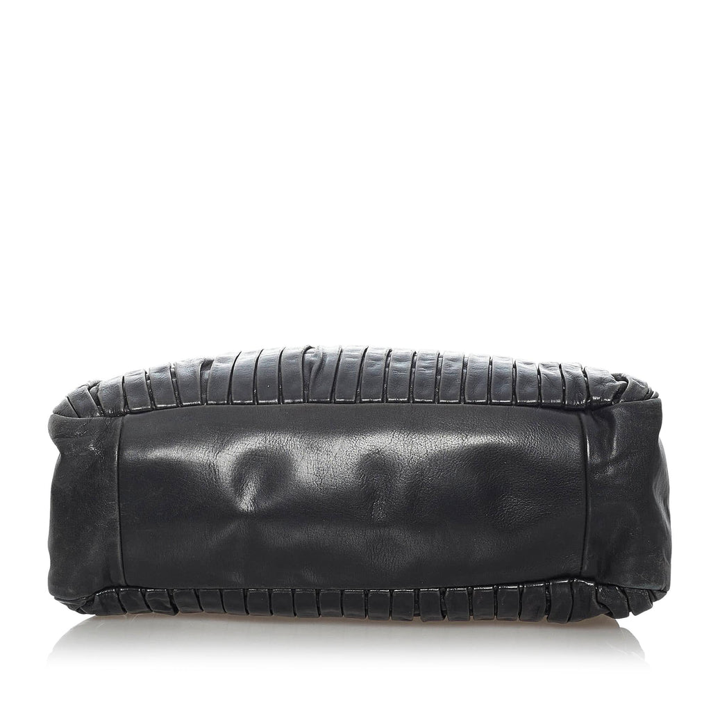 Miu Miu Pleated Leather Satchel (SHG-29675)