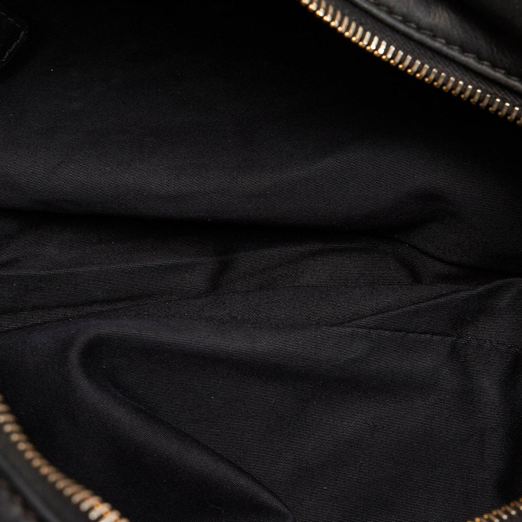 Miu Miu Pleated Leather Satchel (SHG-29675)