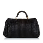 Miu Miu Plisse Leather Satchel (SHG-29659)