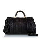 Miu Miu Plisse Leather Satchel (SHG-29659)