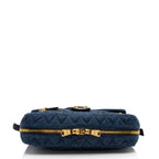 Miu Miu Quilted Denim Biker Shoulder Bag (SHF-5UGzwA)