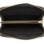 Miu Miu Quilted Leather Biker Zip Around Wallet (SHF-20286)