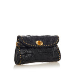 Miu Miu Quilted Studded Leather Clutch Bag (SHG-25332)