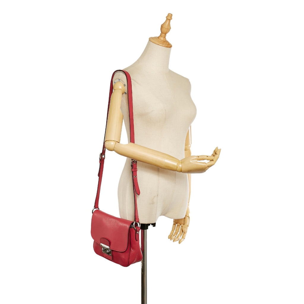 Miu Miu Sound Lock Leather Crossbody (SHG-25330)
