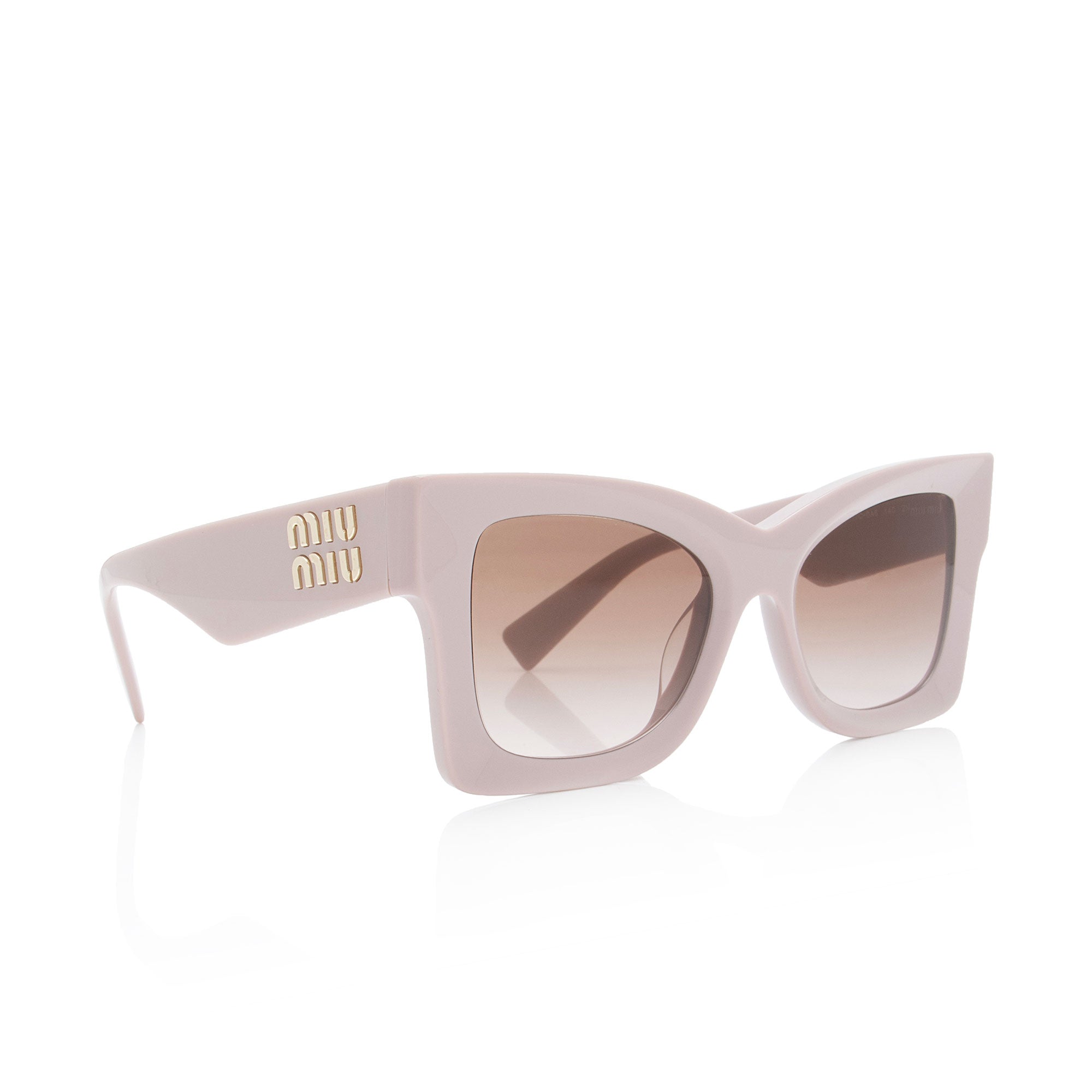 Miu Miu Logo Geometric Sunglasses