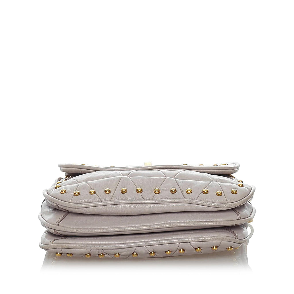 Miu Miu Studded Leather Crossbody Bag (SHG-30373)